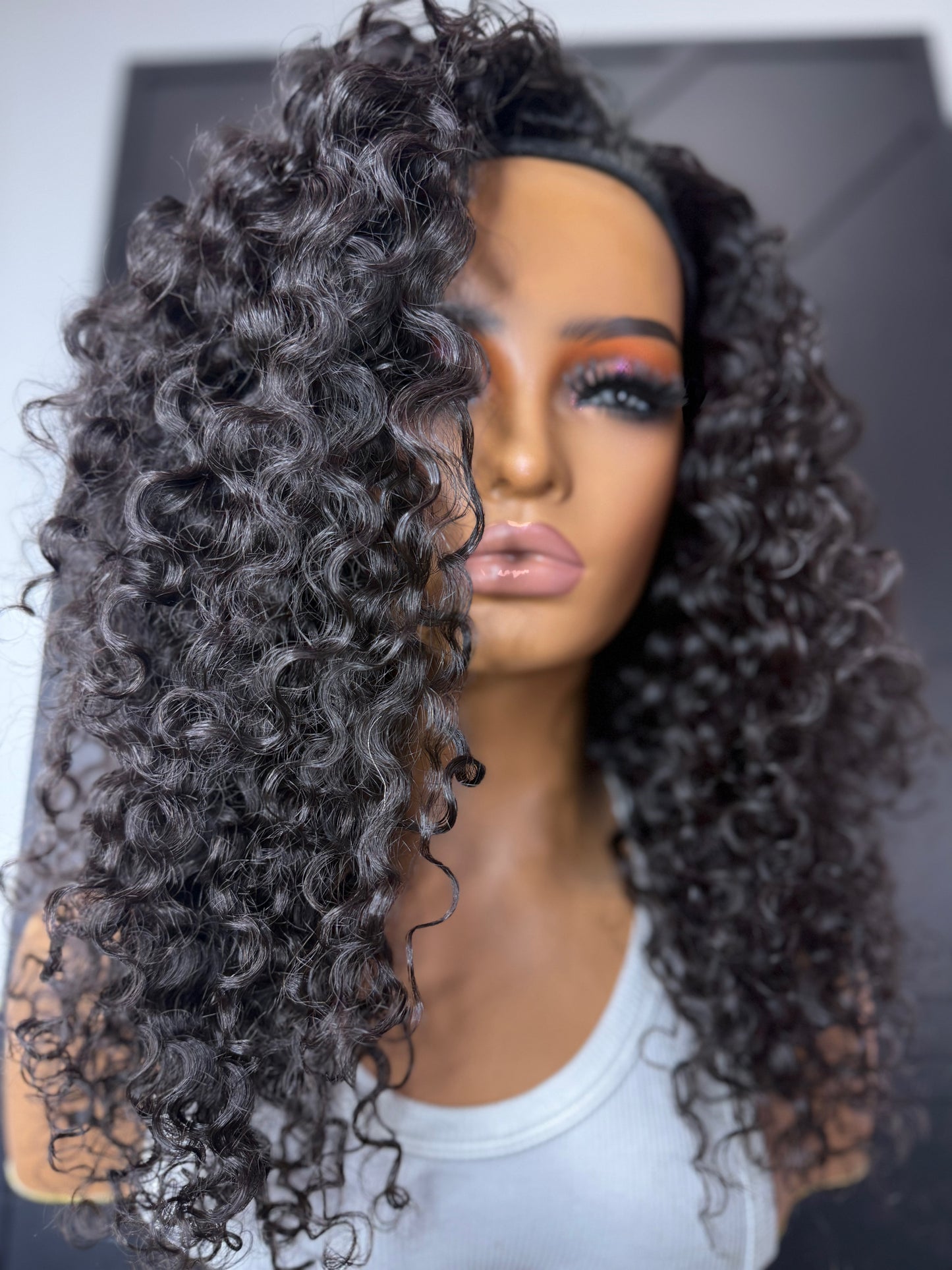 Half/Flip-Over Wig