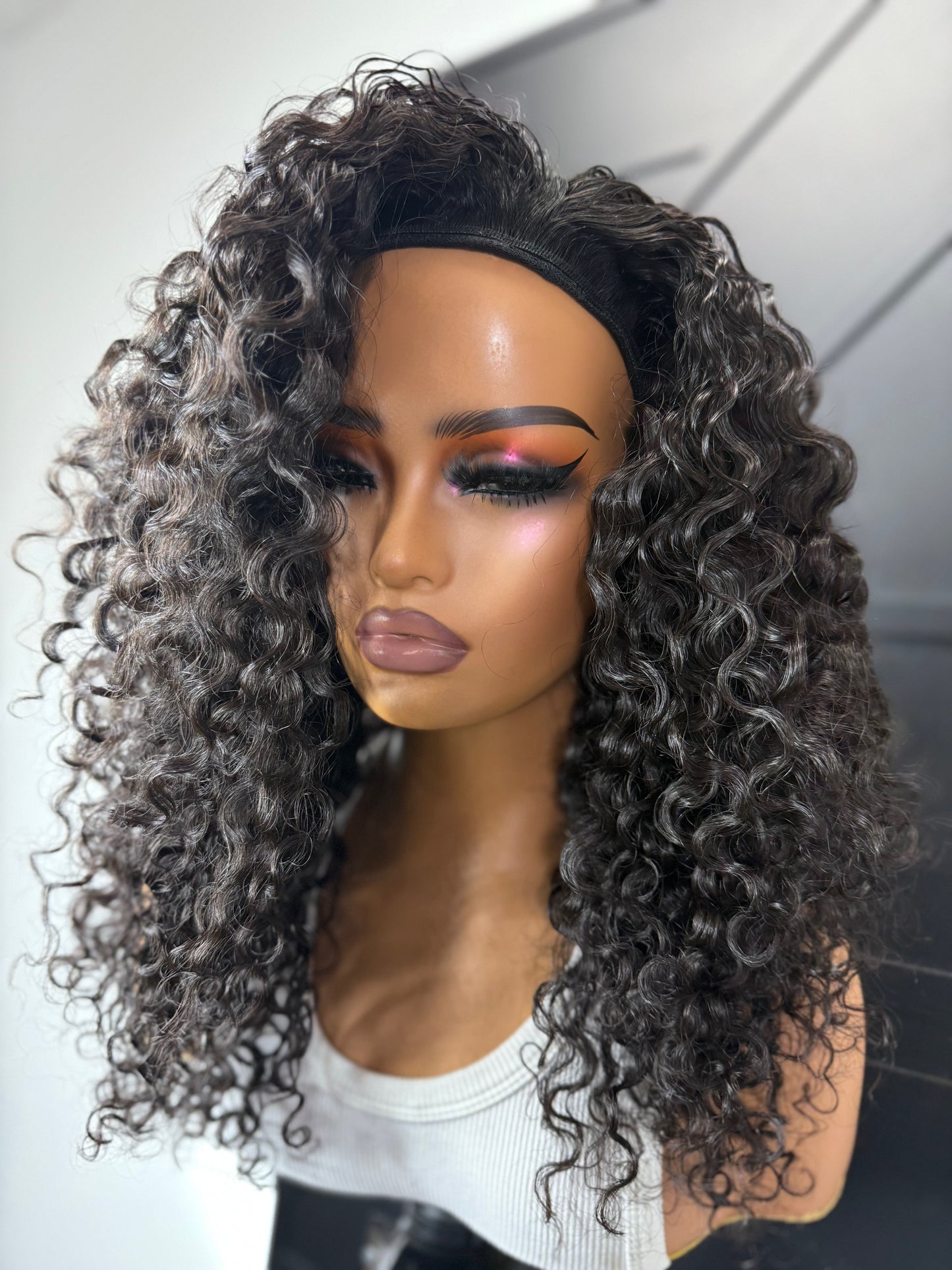 Half/Flip-Over Wig